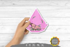 Crystallized Butterfly Sticker Product Image 1