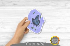 Crystallized Butterfly Sticker Product Image 1
