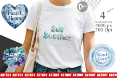 Crystalline Mindset Quotes Sublimation Product Image 1