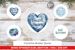 Crystalline Mindset Wind Spinner Product Image 1