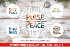 Crystalline Mindset Wind Spinner Product Image 1