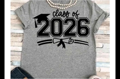 Class of 2026 svg JPEG Silhouette Cricut graduation senior Product Image 1