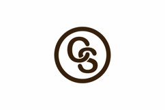 CS logo design vector template Product Image 1