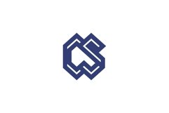 letter CS/SC initial logo Product Image 1