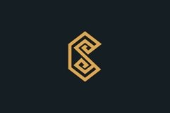 letter CS/SC initial logo Product Image 1
