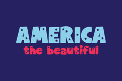 COASTAL STARS Bold Block 4th of July Star Font Product Image 3