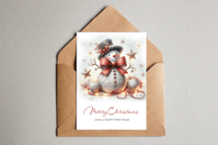 Merry Christmas Card. Printable card Product Image 2