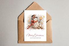 Merry Christmas Card. Printable card Product Image 5