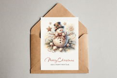 Merry Christmas Card. Printable card Product Image 3