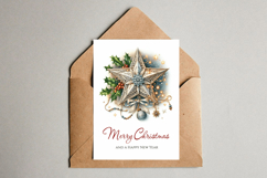 Merry Christmas Card. Printable cards Product Image 2