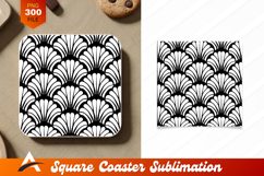 Art Deco Seamless Pattern Black And White