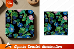 Embroidered Floral And Berry Seamless Pattern Product Image 1