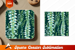 Elegant Floral Seamless Pattern For Coaster Designs Product Image 1