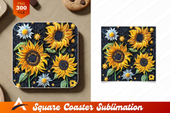 Quilled Sunflowers And Daisies With Coaster Designs Product Image 1