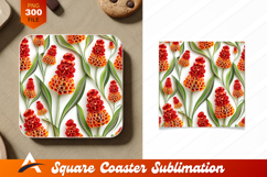 Elegant Floral Paper Quilling Art Coaster Designs Product Image 1