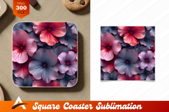 Elegant Floral Pattern For Coaster Designs Surface Product Image 1