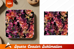 Orchid Blossom Arrangement With Elegant Petals Coaster Product Image 1