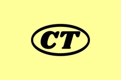CT logo design. CT Product Image 1