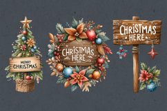 Christmas Tag. PNG sublimation Product Image 2