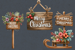Christmas Tag. PNG sublimation Product Image 2