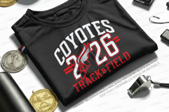Coyote Track and Field SVG Product Image 1