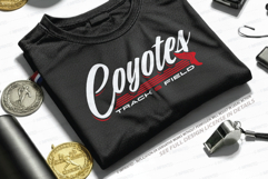 Coyote Track and Field SVG Product Image 1