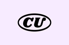 CU Logo design. CU Product Image 1