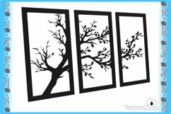 Wall tree / three-bodies box / home / decorative wall model Product Image 1