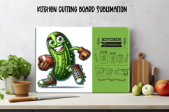 Kitchen conversion chart cutting board | Cucumber board Product Image 1