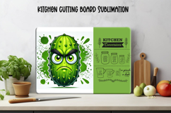 Kitchen conversion chart cutting board | Cucumber board Product Image 1