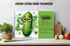 Kitchen conversion chart cutting board | Cucumber board Product Image 1