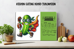 Kitchen conversion chart cutting board | Cucumber board Product Image 1