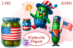 Pickle Sticker, Funny Pickle Sticker, Cartoon Pickle Art Product Image 1