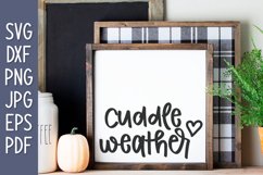 Cuddle Weather SVG Product Image 1