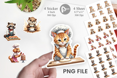 Culinary Cuties Sticker Product Image 1