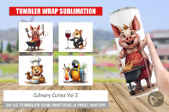 Culinary Cuties Tumbler Product Image 1