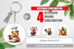 Culinary Cuties Keychain Product Image 1