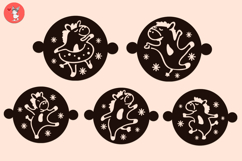 Culinary stencils. Horses.SVG Product Image 2