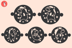 Culinary stencils. Horses.SVG Product Image 3