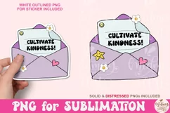 Cultivate Kindness PNG, Mental Health Matters Sublimation Product Image 4
