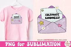 Cultivate Kindness PNG, Mental Health Matters Sublimation Product Image 2