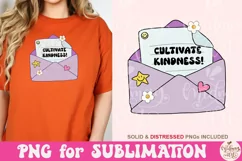 Cultivate Kindness PNG, Mental Health Matters Sublimation Product Image 1