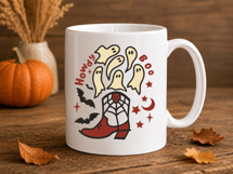 Howdy Halloween SVG Howdy Boo Ghost PNG Cowboy boots Product Image 7