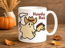 Howdy Boo SVG, Cowboy Ghost SVG Spooky Rodeo Halloween Shirt Product Image 6