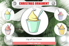 Ornament Ice Cream Cup Product Image 1