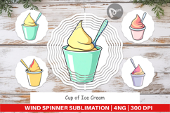 Wind Spinner Ice Cream Cup Product Image 1