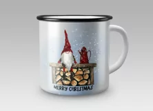 Watercolor Christmas sublimation designs|Gnome Christmas PNG Product Image 5