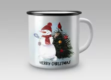 Watercolor Christmas snowman clipart |Sublimation PNG Product Image 3