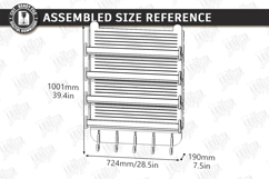 Mug Holder and Rack Laser Cut | 3D Cup Display Shelf Product Image 3