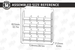 Mug Holder and Rack Laser Cut Bundle | 3D Cup Display Shelf Product Image 16